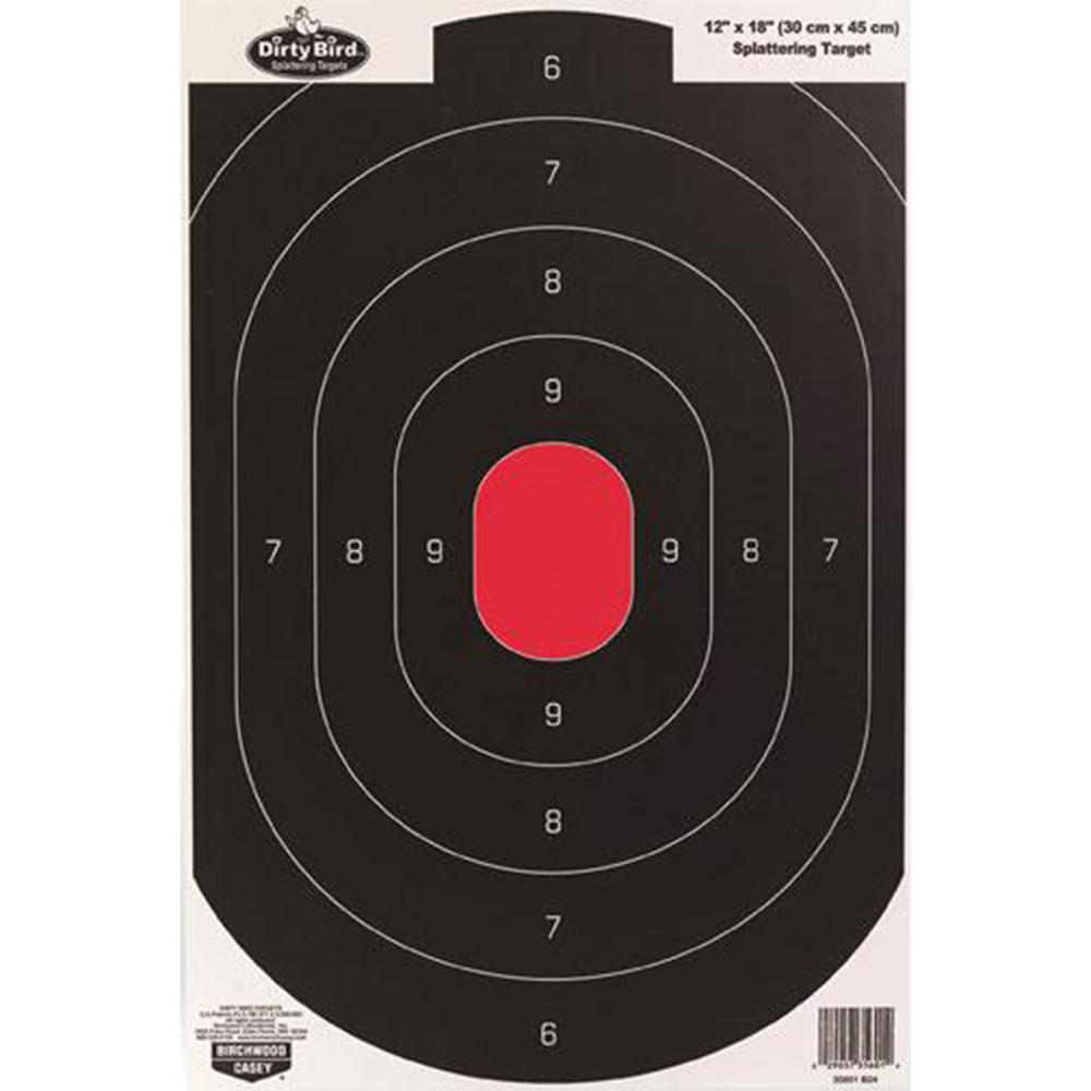 Birchwood Casey BC-35608 Silhouette Target 12x18 in Black/White 8 Pack - View 2