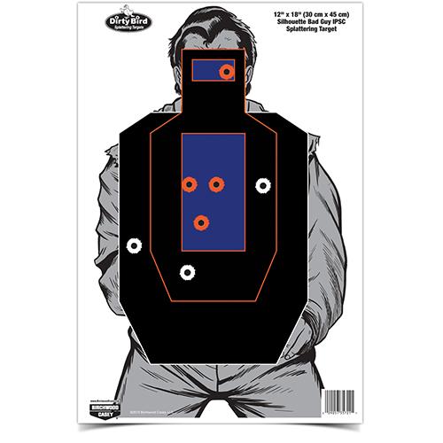 Birchwood Casey Dirty Bird 12"x18" Bad Guy IPSC Targets 8pk - View 2