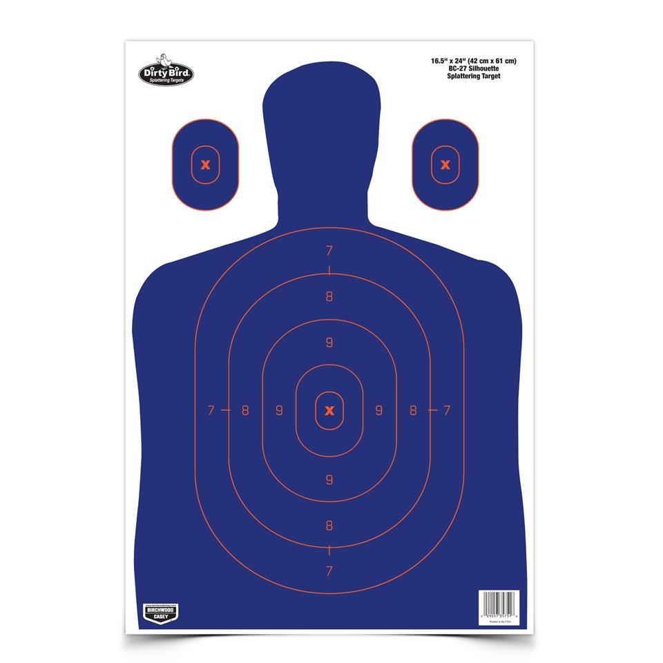 Birchwood Casey 35753 Dirty Bird Silhouette Target 16.5 in x 24 in 3 Pack - View 2
