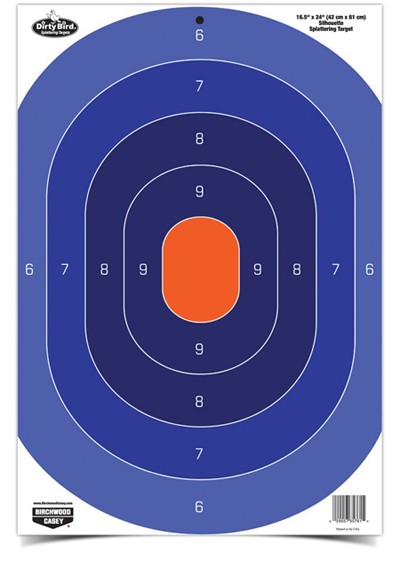 Birchwood Casey Dirty Bird Silhouette Oval Target 16.5" x 24" 3 Pack - View 2