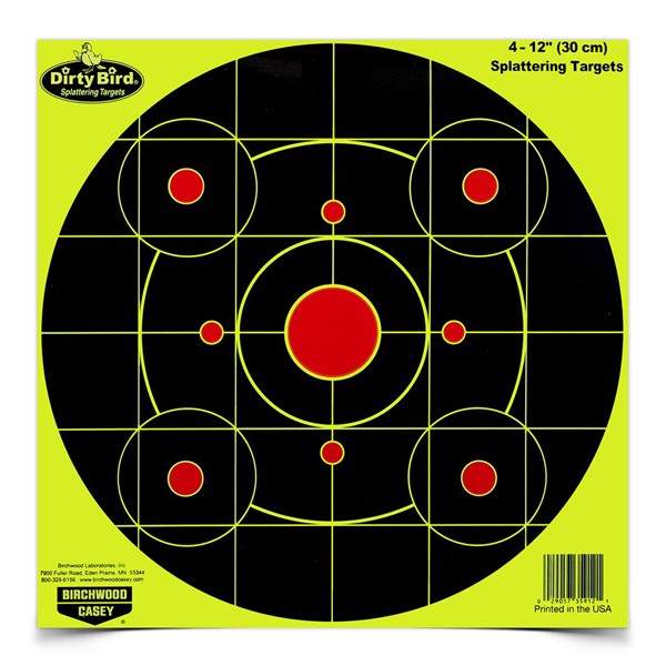 Birchwood Casey Dirty Bird 12" Sight-In Paper Target 25 Pack - View 2