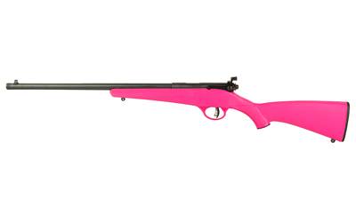 Savage Rascal Rifle 22 LR Pink Synthetic Threaded Barrel 1 rd. - View 2