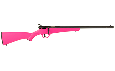 Savage Rascal Rifle 22 LR Pink Synthetic Threaded Barrel 1 rd. - View 3