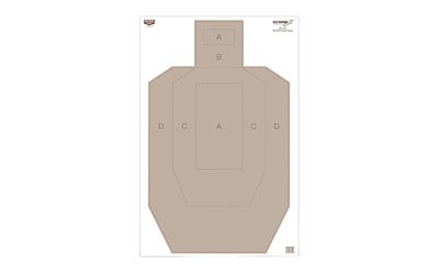 Birchwood Casey Eze-Scorer 37025 IPSC Target 23 in x 35 in Pack of 100 - View 2