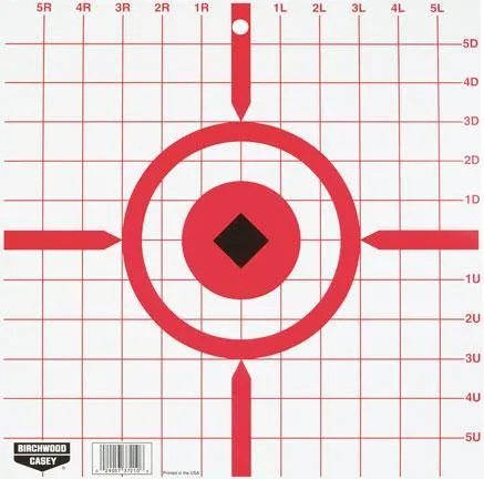 Birchwood Casey B/C Target Rigid Paper 12" Crosshair Sight-In 10 Targets - View 2