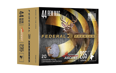 Federal P44TA1 .44 Magnum Terminal Ascent HG .44 Mag 235gr - View 2
