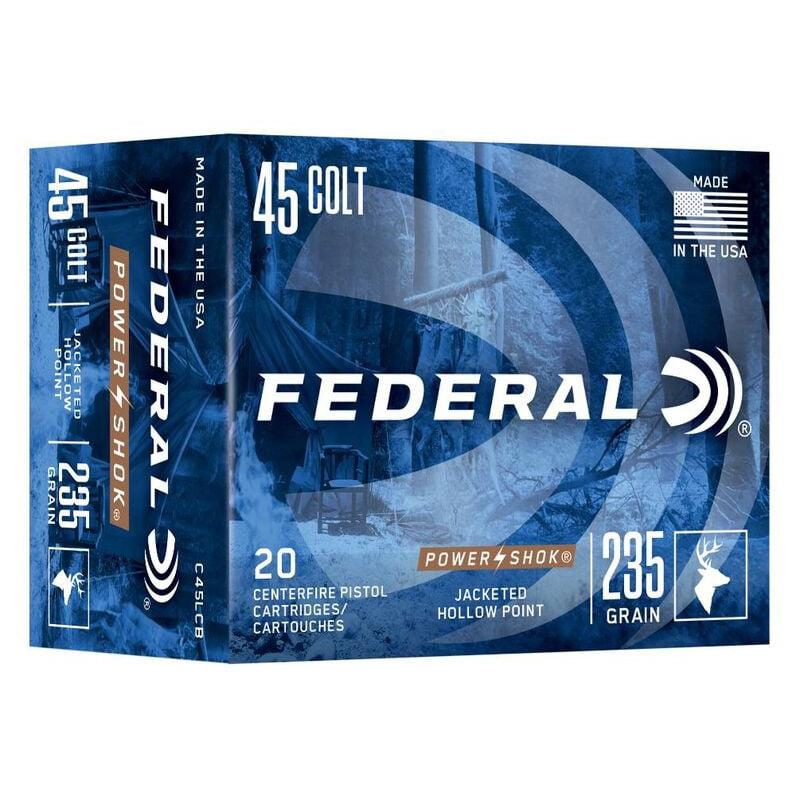 Federal 45 COLT 235GR POWER-SHOK JHP 20 C45LCB - View 2