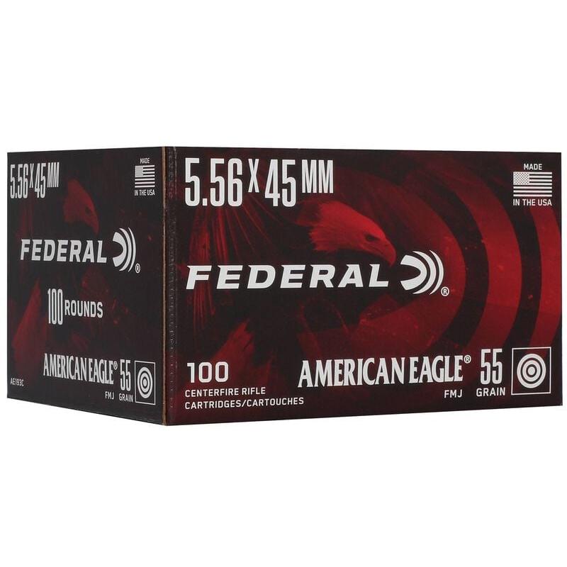 FED AE193C 5.56X45MM 55GR FMJ 100/5 - View 2