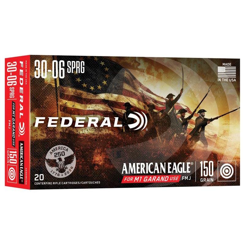 Federal AE3006USA .30-06 Springfield 150gr FMJ 20-Rounds - View 2