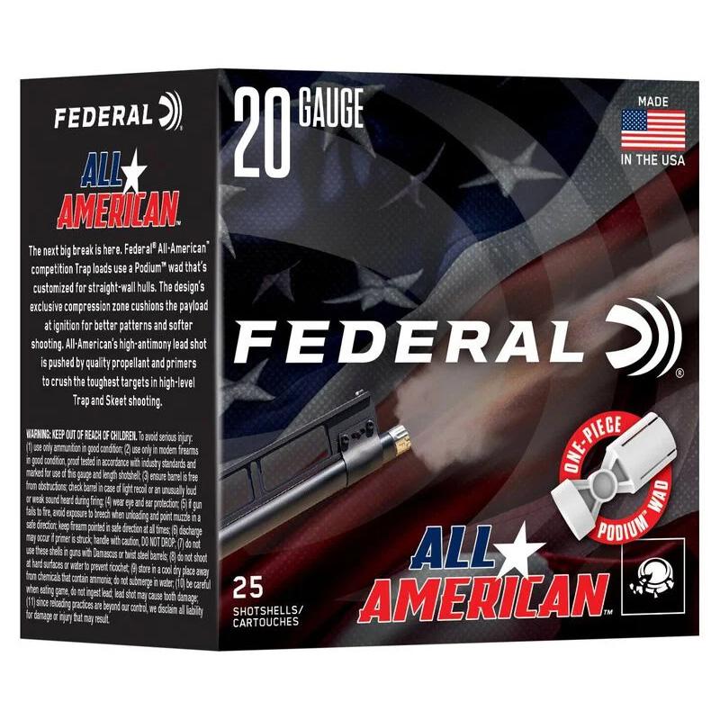 Federal FAA20 8 20 Gauge 20GA 22-3/4" 7/8OZ #8 - View 2