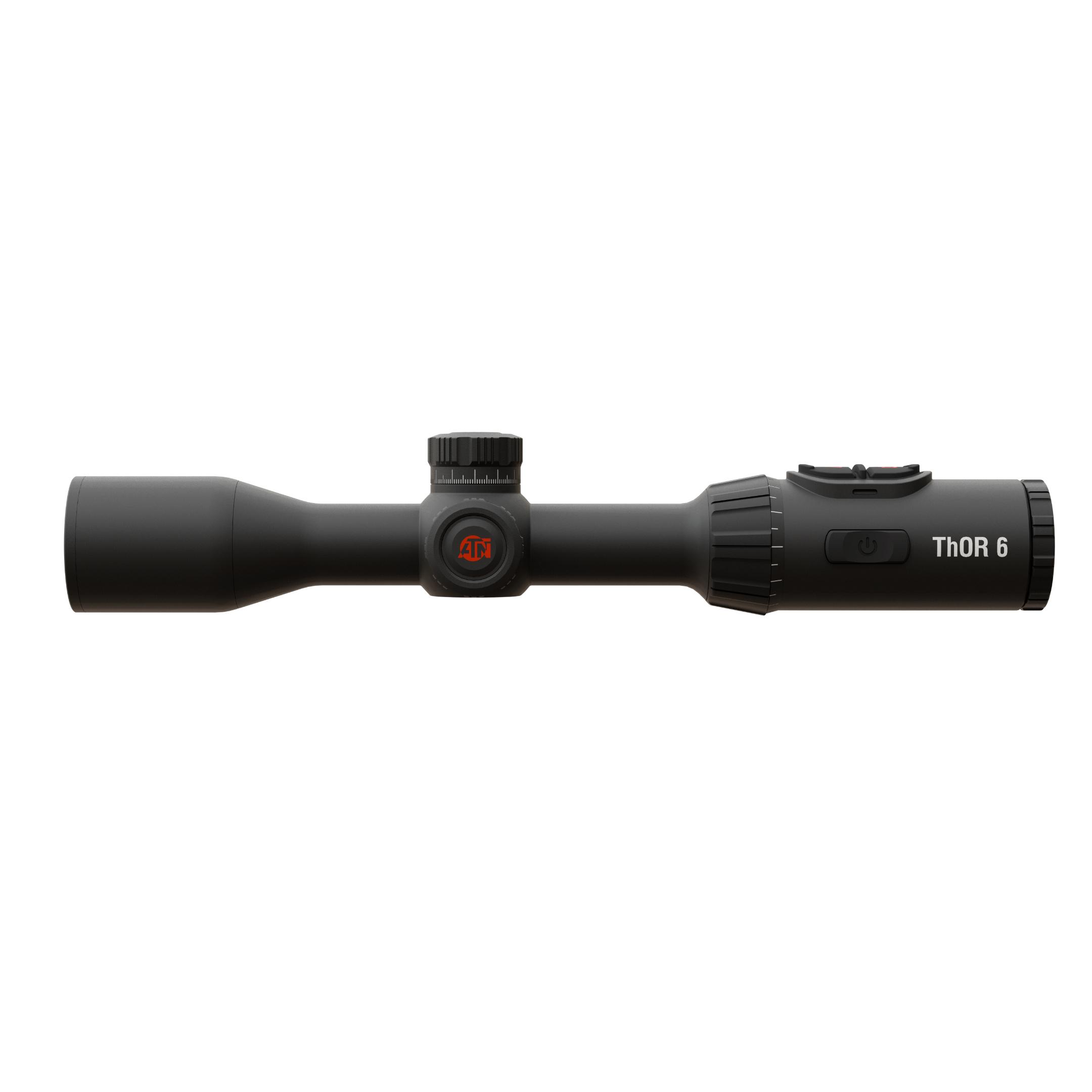 ATN ThOR 6 Elite 384 Thermal Scope 2.5-20x, 384X288 Sensor Black w/Wi-Fi & Recording - View 2
