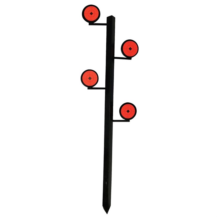Birchwood Casey 47424 Rimfire Dueling Tree Target Steel 38 in Black Orange - View 2