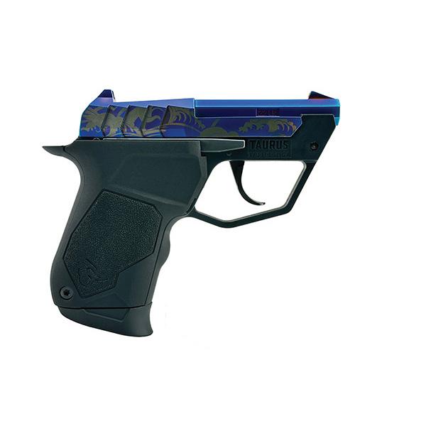 Taurus 22TUC Pistol 22 LR 3 in. Black/PVD Engraved Blue Wave 9 rd. - View 2