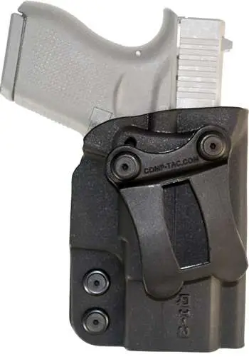 Comp-Tac C57200000NQ3N QI Compatible w/Glock 43 Black Kydex IWB - View 2