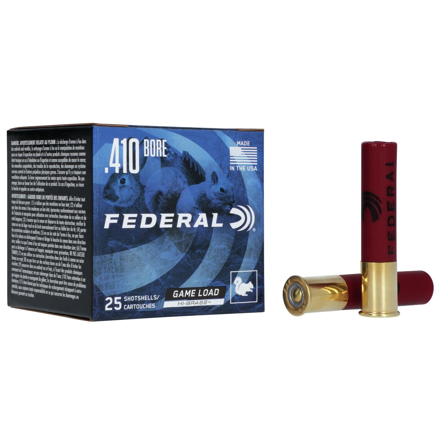Federal H41275 Game-Shok 410 Gauge 2.5 in 0.5 oz 7.5 Shot 25 Per Box - View 2