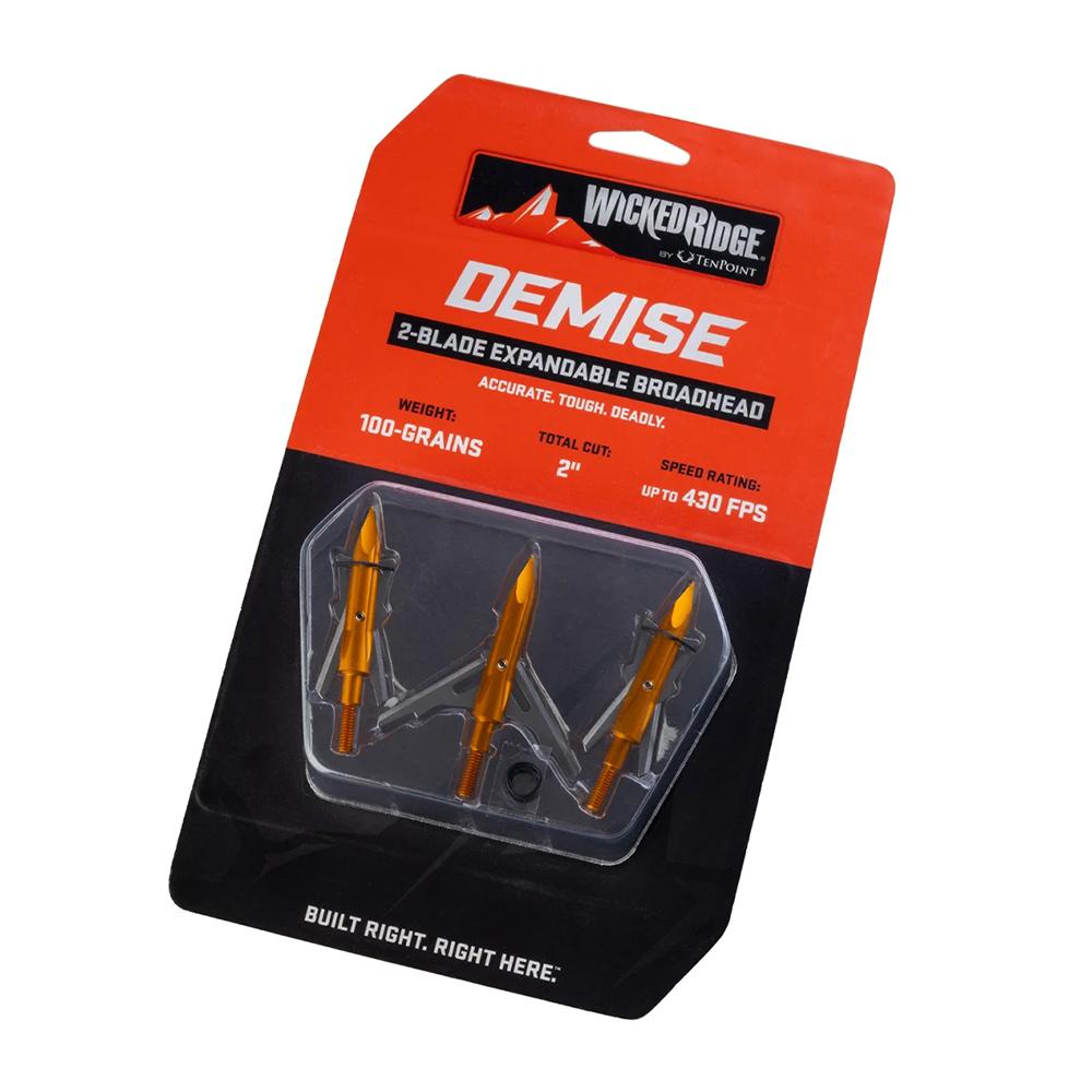 Wicked Ridge Demise Broadheads 100 gr. 3 pk. - View 2