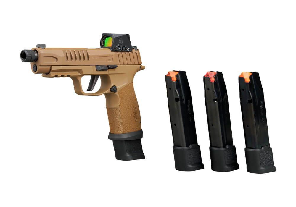 Sig SAUER 365XF-9-CTAC-TB-RXSL P365 Tacops 9mm 5.1" Nitron Semi-Auto Pistol - View 2