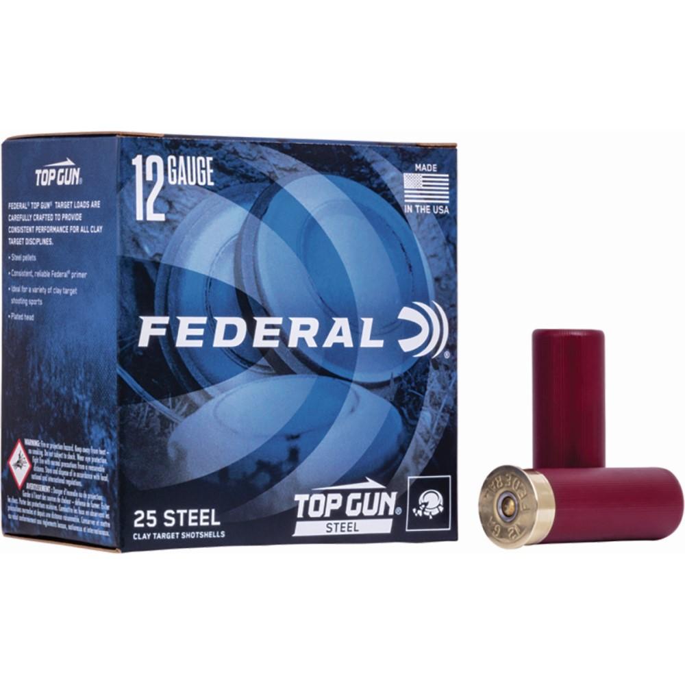 Federal Top Gun 12 Gauge 2 3/4 1-1/8oz #7 Steel Shot 25rd/bx - View 2