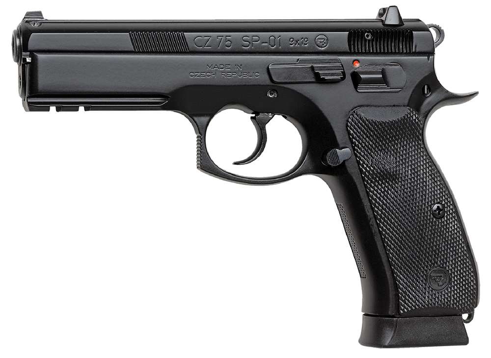 CZ 75 SP-01 9mm 4.6" Barrel 18rd Night Sights - View 2