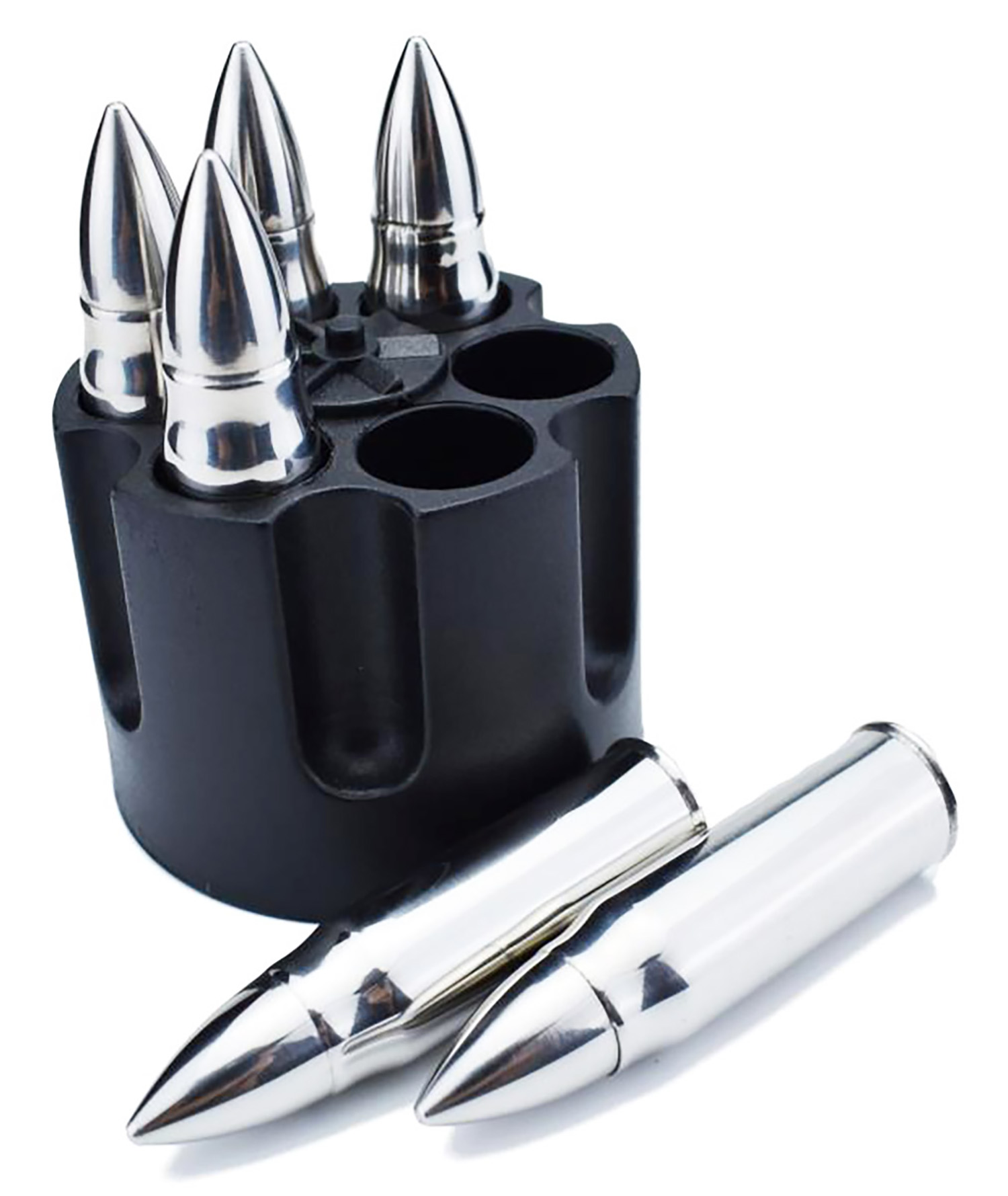 Camp CBG1046B Bullet Chillers Silver Stainless Steel Pistol Cylinder - View 2