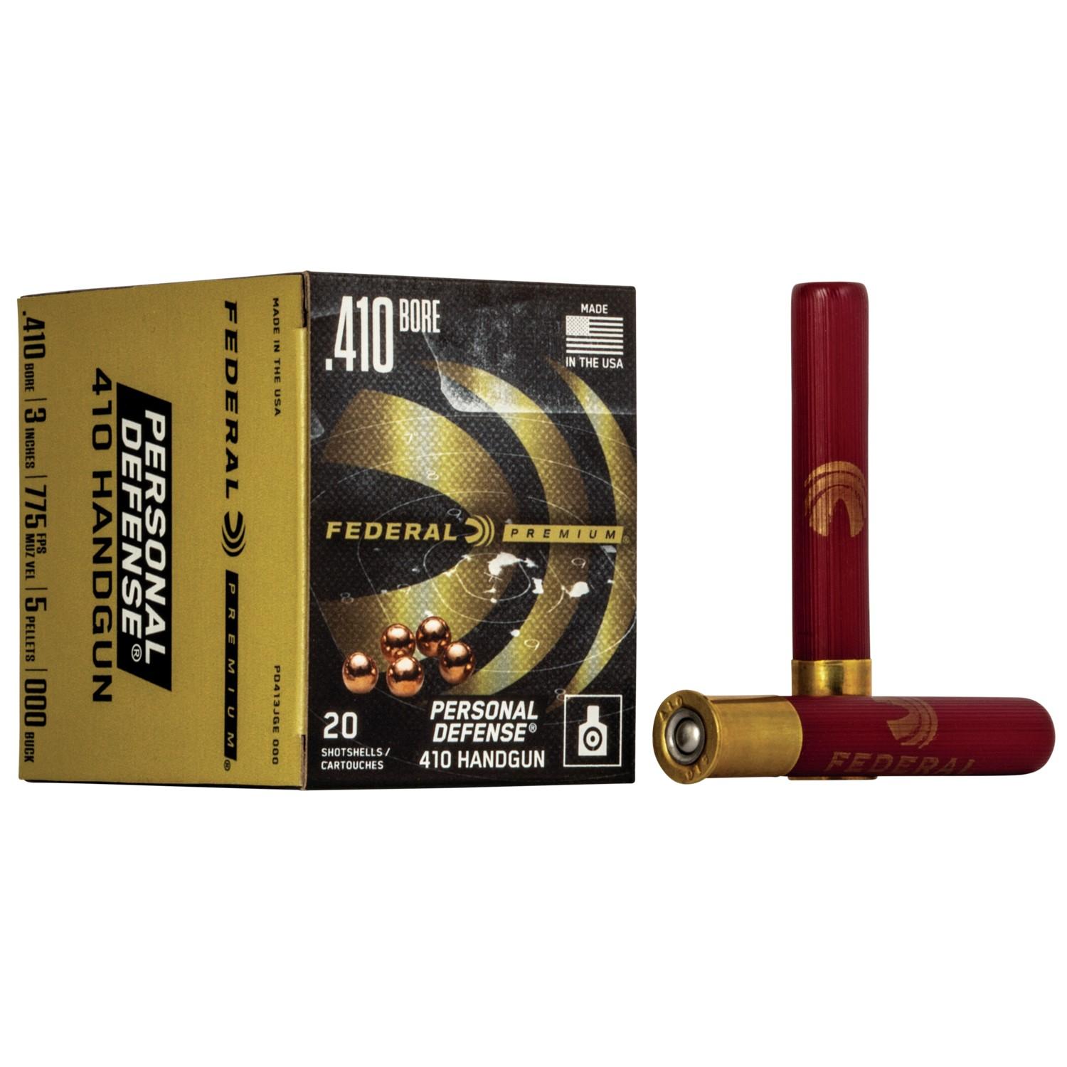 Federal PD413JGE000 410 Gauge 3 in 5 Pellets 000 Buckshot 20 Rounds - View 2