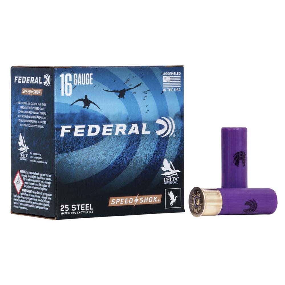Federal WF1684 Speed-Shok 16Gauge 2.75" 15/16oz 4Shot 25 Per Box/10 Case - View 2