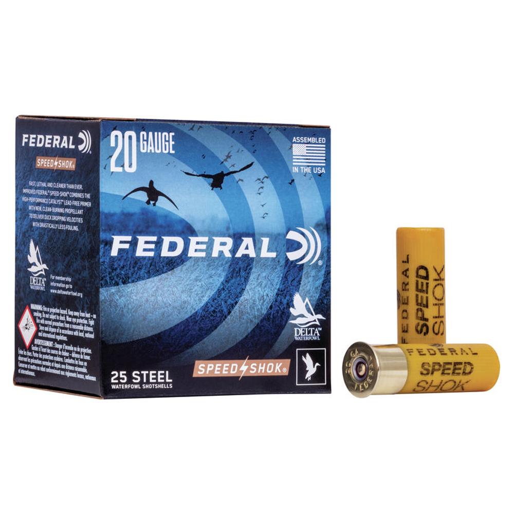 Federal WF2084 Speed-Shok 20 Gauge 2.75 in 3/4 oz #4 Shot 25 Rounds - View 2