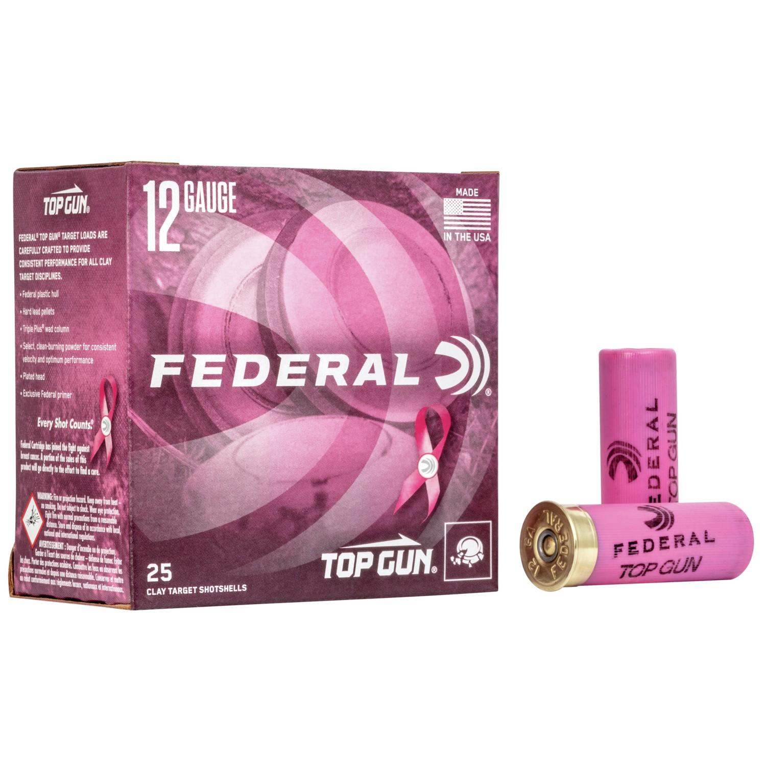 Federal TGL12P8 12 Gauge 2.75 in 1 1/8 oz #8 Shot Pink Hulls 25 Rounds - View 2