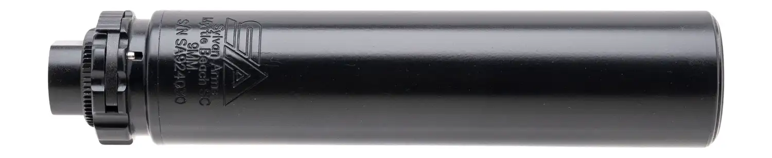 Sylvan SA9TIRD 9MM Titanium Threaded 1/2x28 Suppressor Ready - View 2