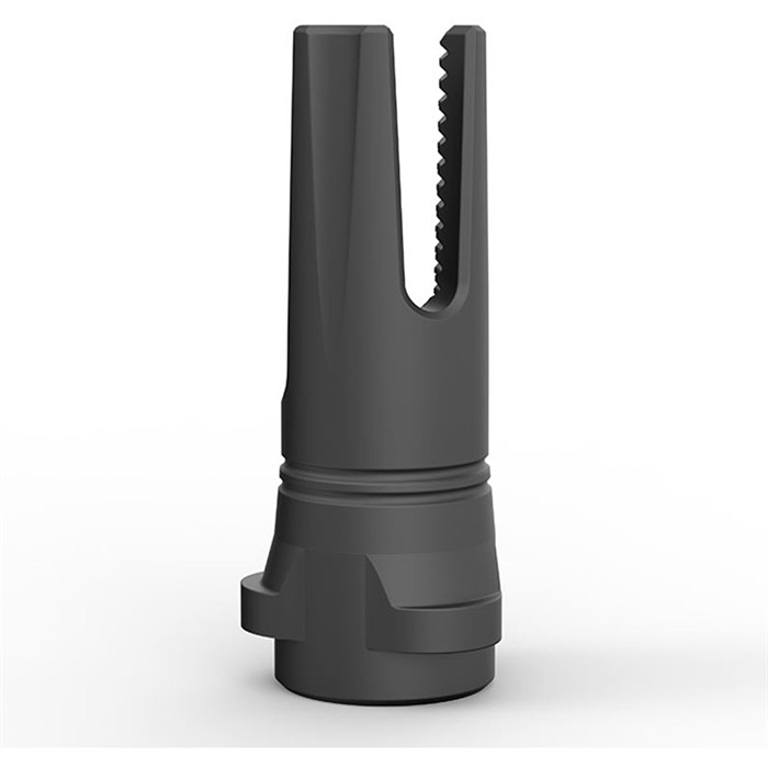 Breek Arms BRK4319 Scorch 3-Prong Flash Hider 9mm 5/8x24 Nitride - View 2