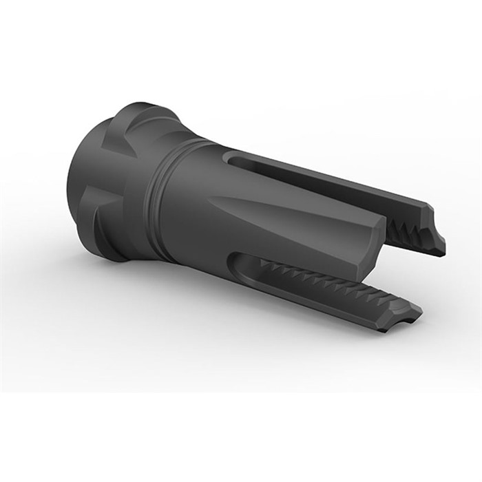 Breek Arms BRK4319 Scorch 3-Prong Flash Hider 9mm 5/8x24 Nitride - View 3