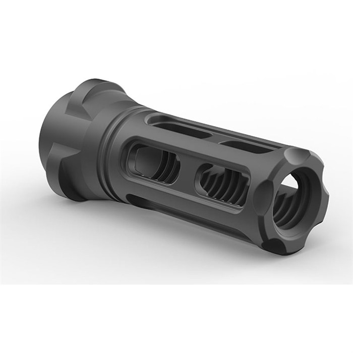 Breek Arms BRK4323 Sentinel Caged Flash Hider 9mm 1/2x28 Nitride - View 3