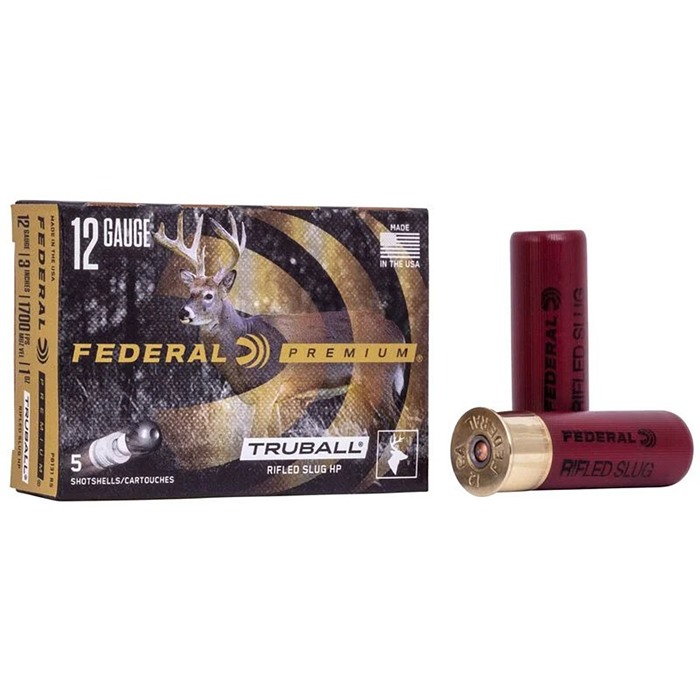 Federal PB131 RS 12 Gauge 3 in 1 oz TruBall Hollow Point Slug 5/box - View 2