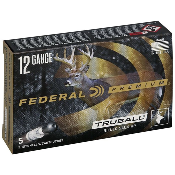 Federal PB131 RS 12 Gauge 3 in 1 oz TruBall Hollow Point Slug 5/box - View 3