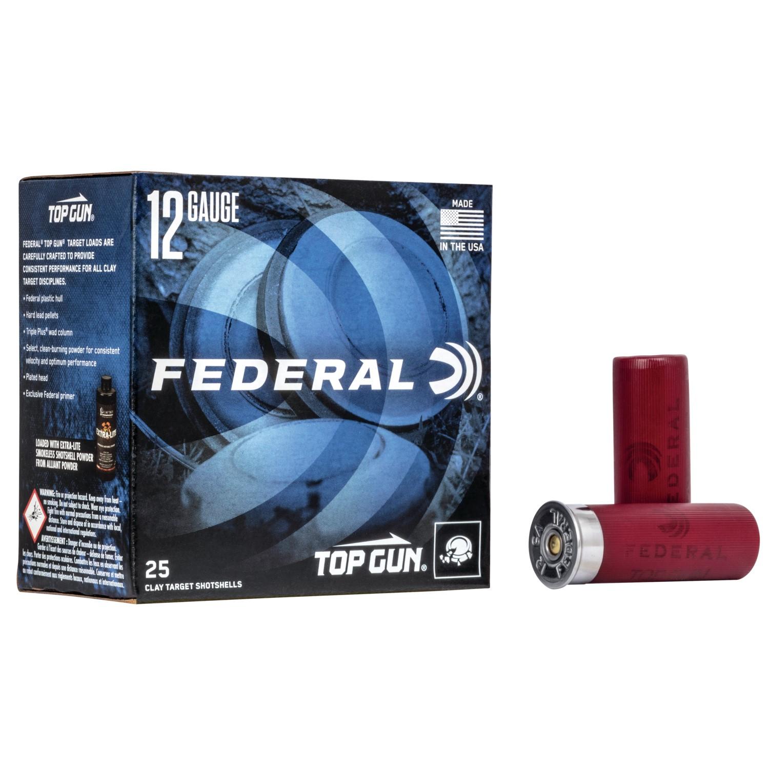 Federal TG12EL8 12 Gauge 2.75 in Lead 7/8 oz Shot Size 8 25 Rounds - View 2