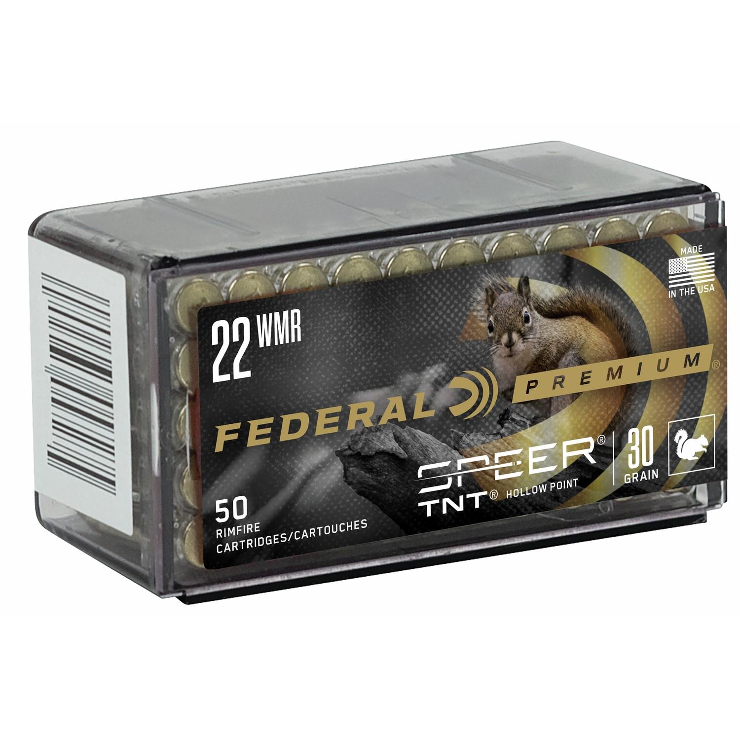 Federal P765 22 WMR 30 Grain Hollow Point 50 Rounds Brass Casing - View 2