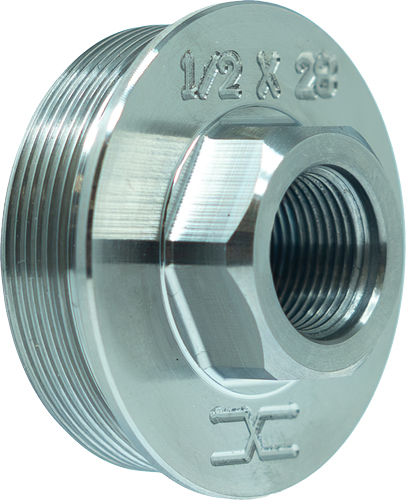 Faxon 1/2X28 DIRECT THREAD TO HUB ADAPTER - View 2