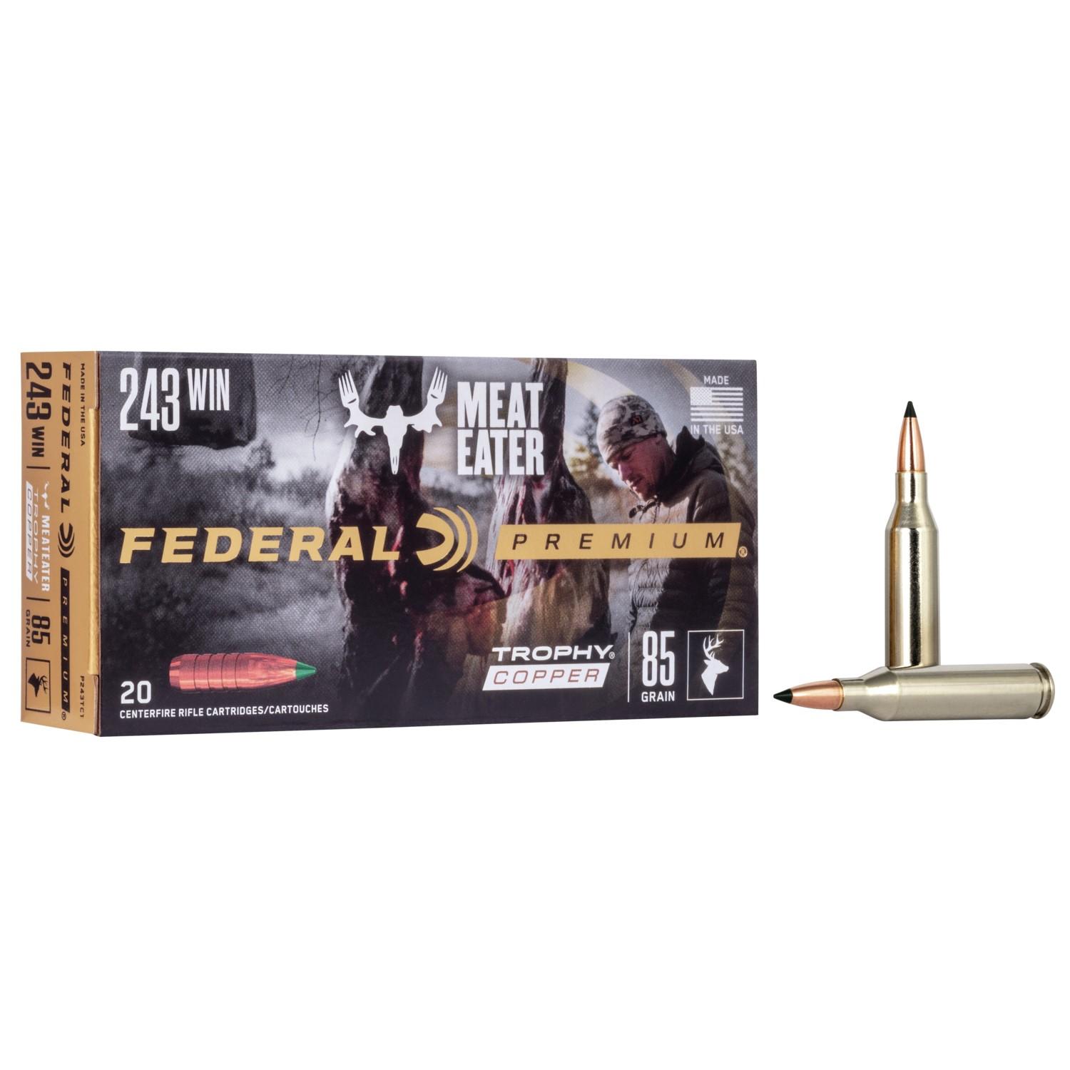 Federal P243TC1 Premium 243Win 85gr Trophy Copper 20 Per Box/10 Case - View 2