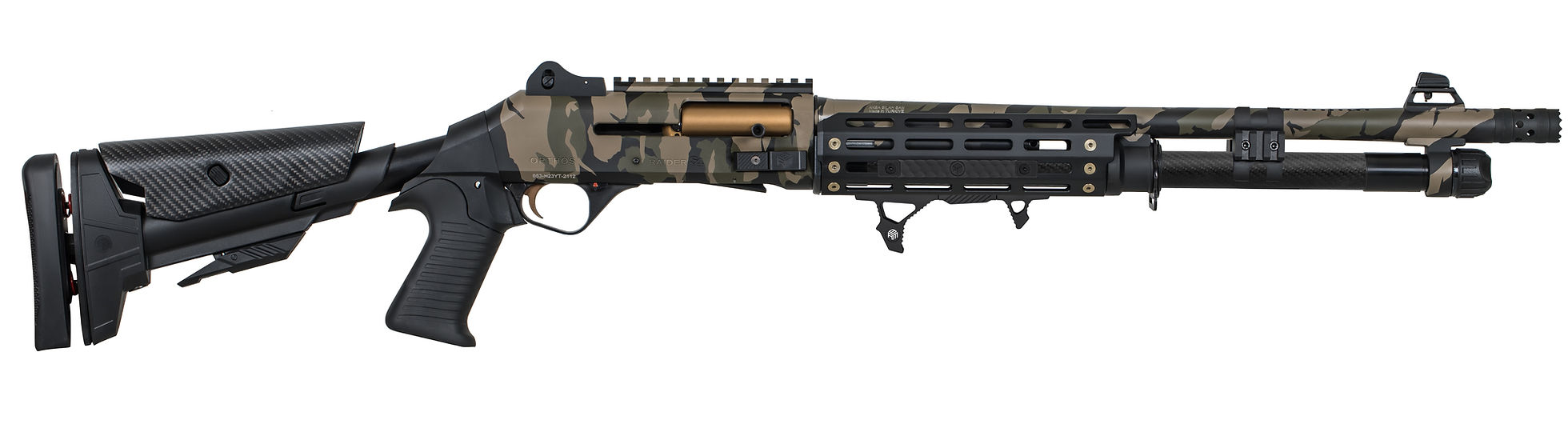 ORTHOS S4RCE 12GA 18 Inch Woodland Tactical Pump - View 2