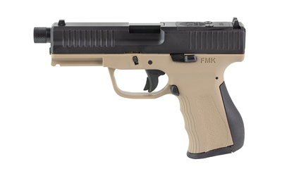FMK G3 Threaded Barrel Pistol 9mm 4.5 in. Dark Earth w/ Glock Comp Sights 14 rd. - View 2