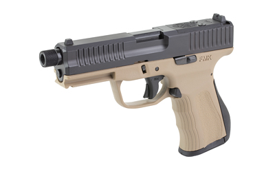 FMK G3 Threaded Barrel Pistol 9mm 4.5 in. Dark Earth w/ Glock Comp Sights 14 rd. - View 4