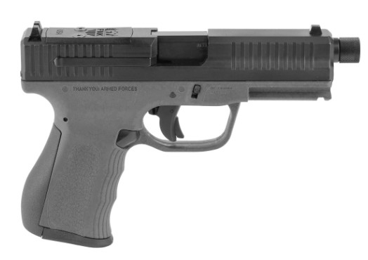FMK G3 Threaded Barrel Pistol 9mm 4.5 in. Dark Grey w/ Glock Comp Sights 14 rd. - View 2