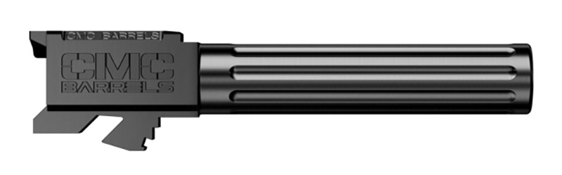 CMC GLOCK 19 FLUTED BARREL NON-THREADED DLC BLACK ... - View 2