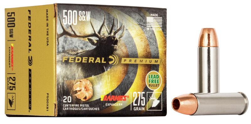 Federal P500XB1 500 S&W Mag 275 Grain Barnes Expander 20 Rounds - View 2