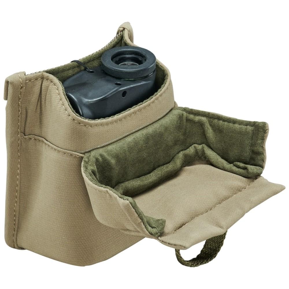 Bushnell BABLRFPCT Vault Modular Optics Protection System Laser Range Finder Pouch Tan Quiet Exterior with Lens Cleaning Interior, Modular Mounting System, Includes Coiled Tether - View 2