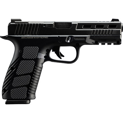 RIA STK100 9MM 17Rd. 4.5" BBL. Striker fired aluminum frame & grip W/ beavertail Rear sight on optic plate - View 2