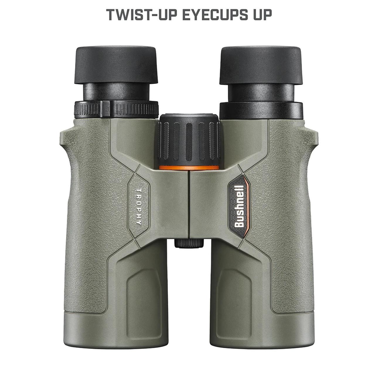 Bushnell 334210 Trophy Bone Collector 10x42mm BaK-4 Roof Prism Green Rubber Armor - View 2