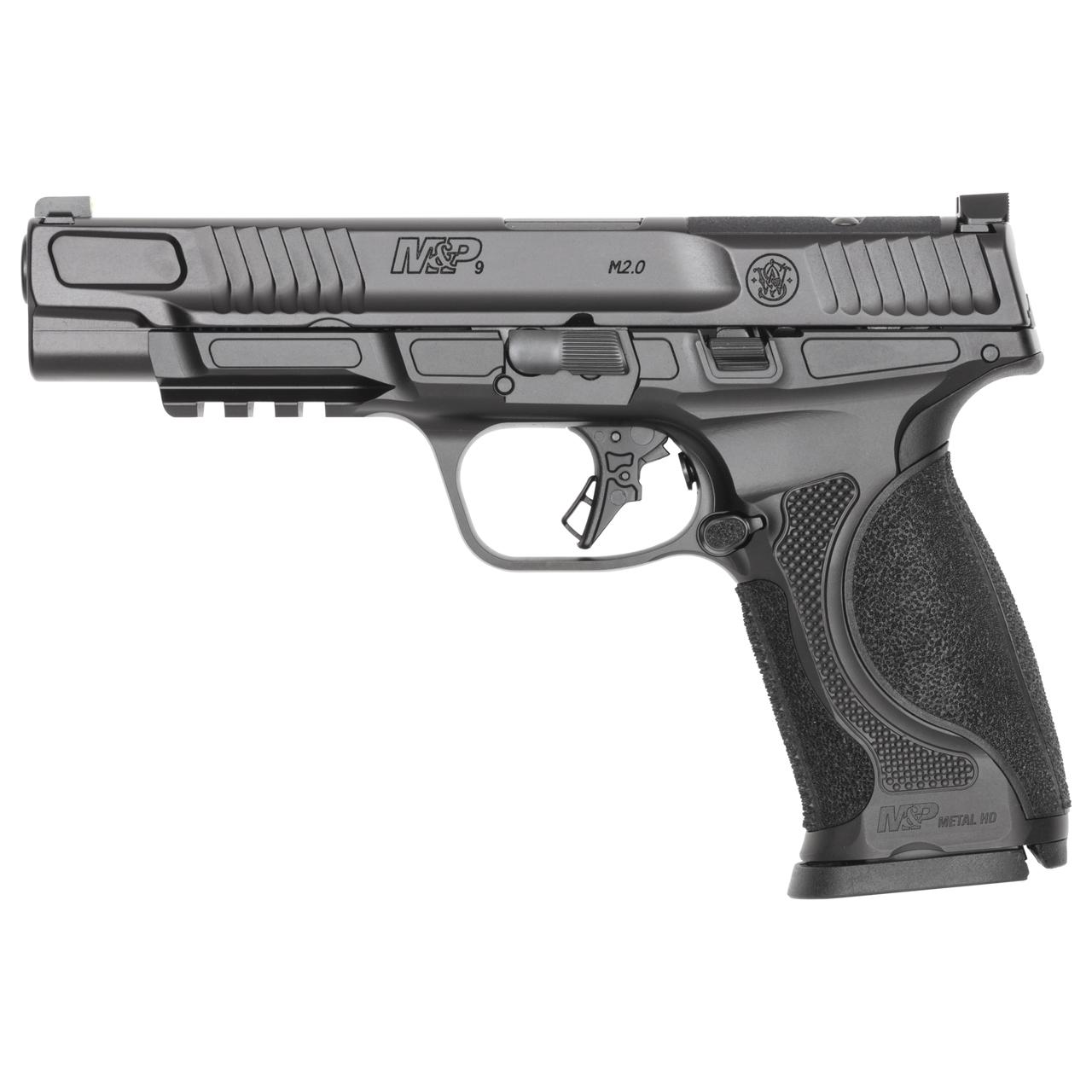 Smith Wesson M&P9 M2.0 9mm 17Rd 5in Black Optics Ready - View 2