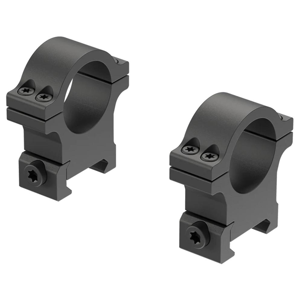 Leupold Open Range Cross-Slot 1in High Matte Black 2-piece Scope Rings - View 2