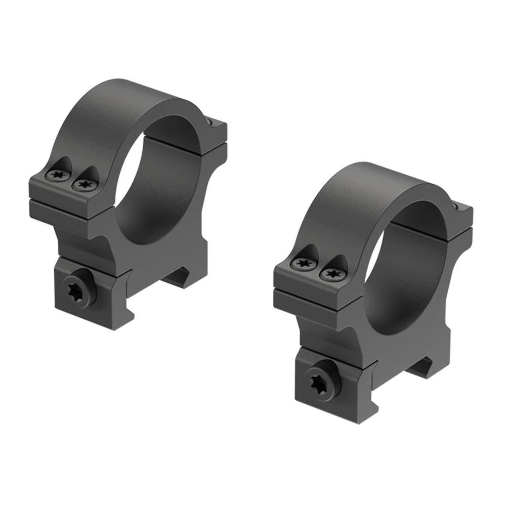 Leupold Open Range 30mm Scope Rings Cross-Slot Med Matte Blk - View 2